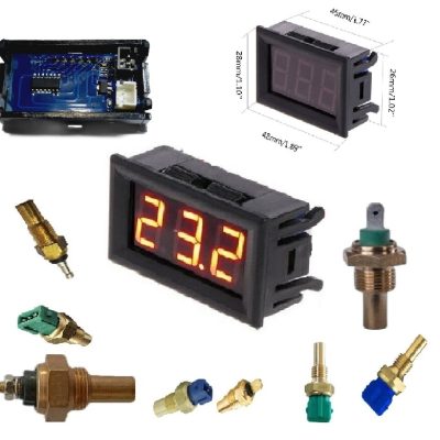 آمپر آب دیجیتال ساده 12 تا 24 ولت برای انواع خودرو سبک و سنگین مدل B1210